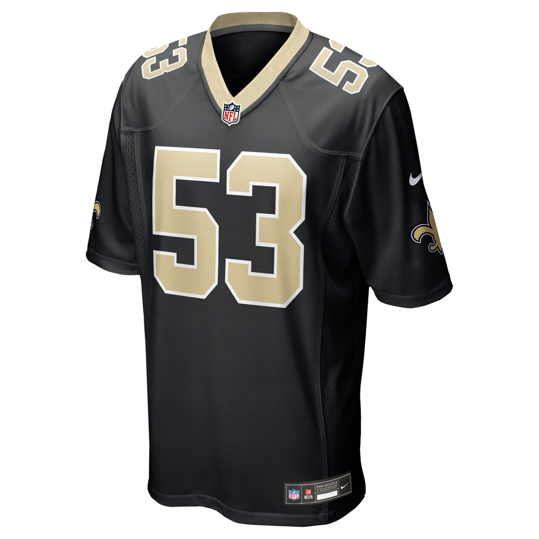 New Orleans Saints Jaylan Ford Nike Game Jersey - Black