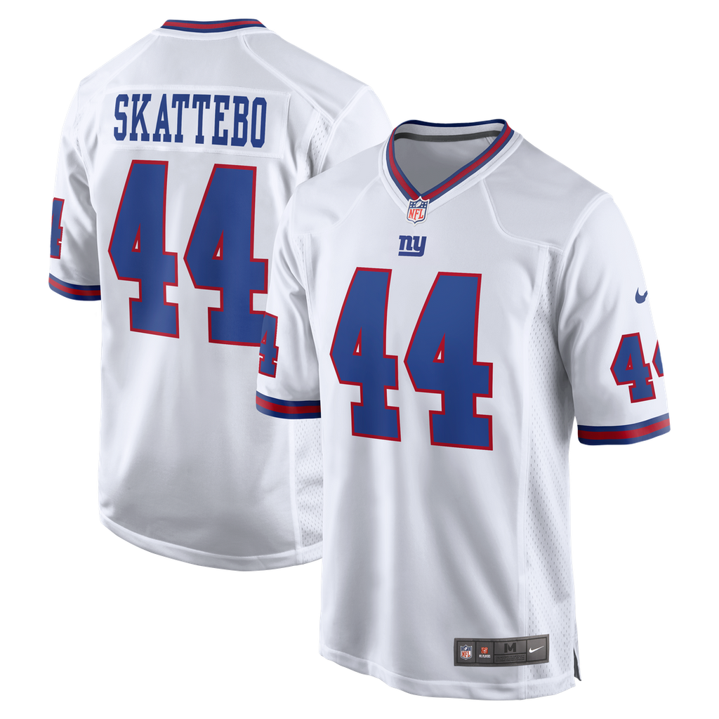 New York Giants Cam Skattebo Nike Alternate Vintage White Game Jersey - White