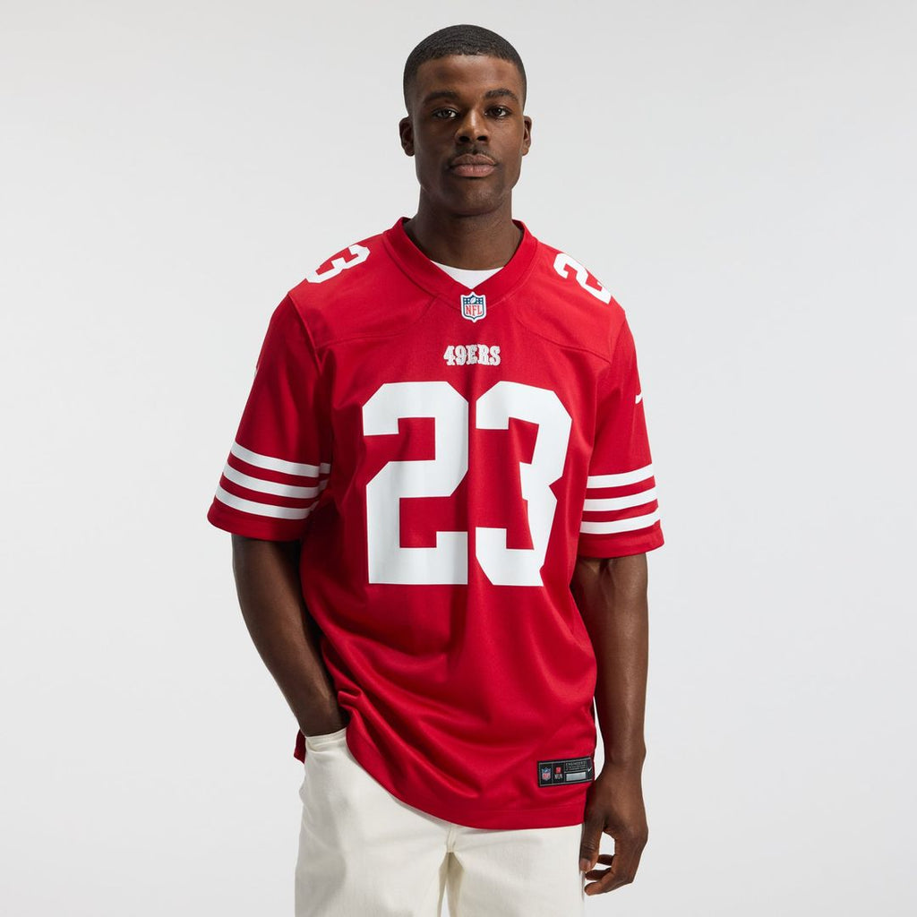 San Francisco 49ers Christian McCaffrey Nike Game Player Jersey - White