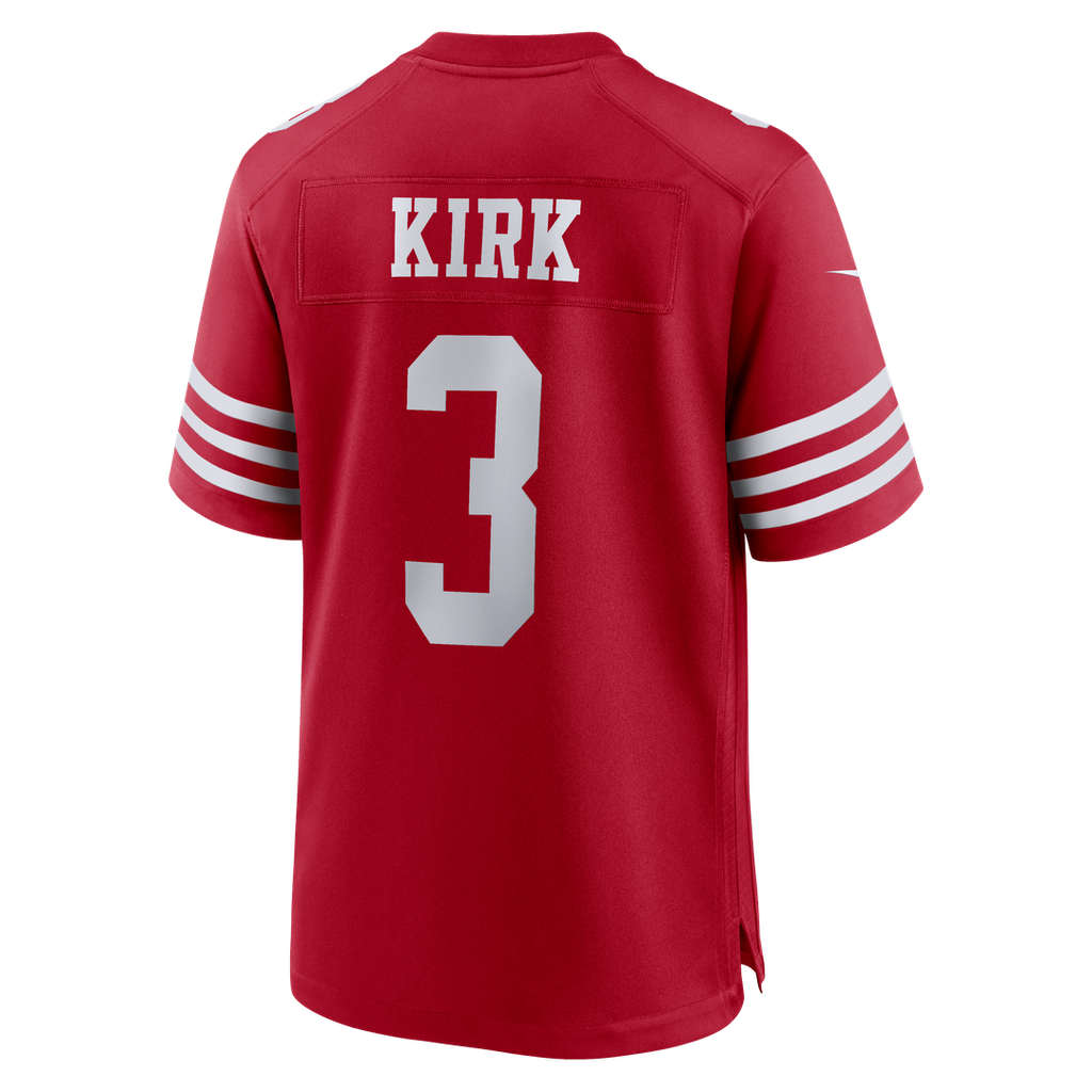 San Francisco 49ers Christian Kirk Nike Team Game Jersey - Scarlet