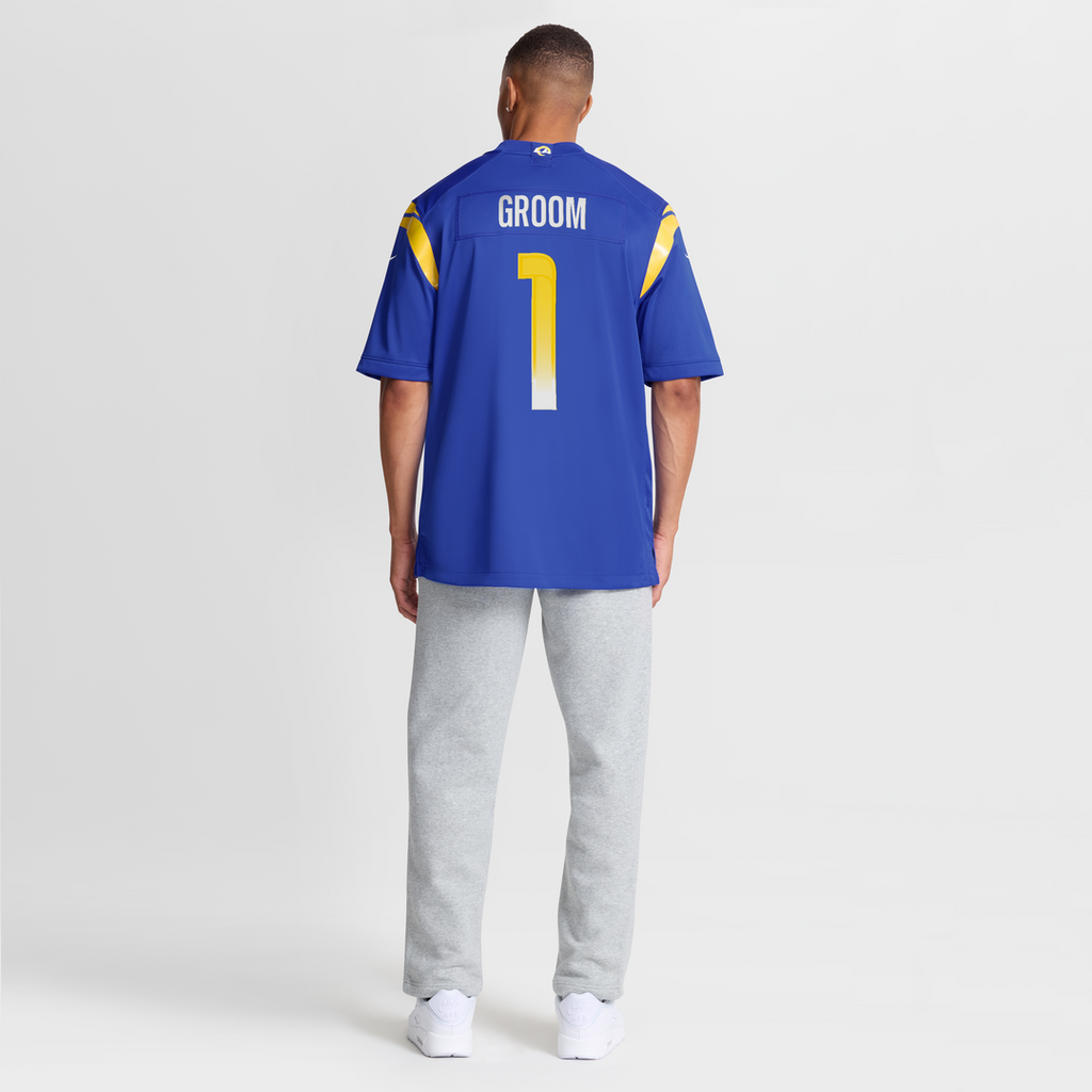 Los Angeles Rams Number 1 Groom Nike Game Jersey - Royal