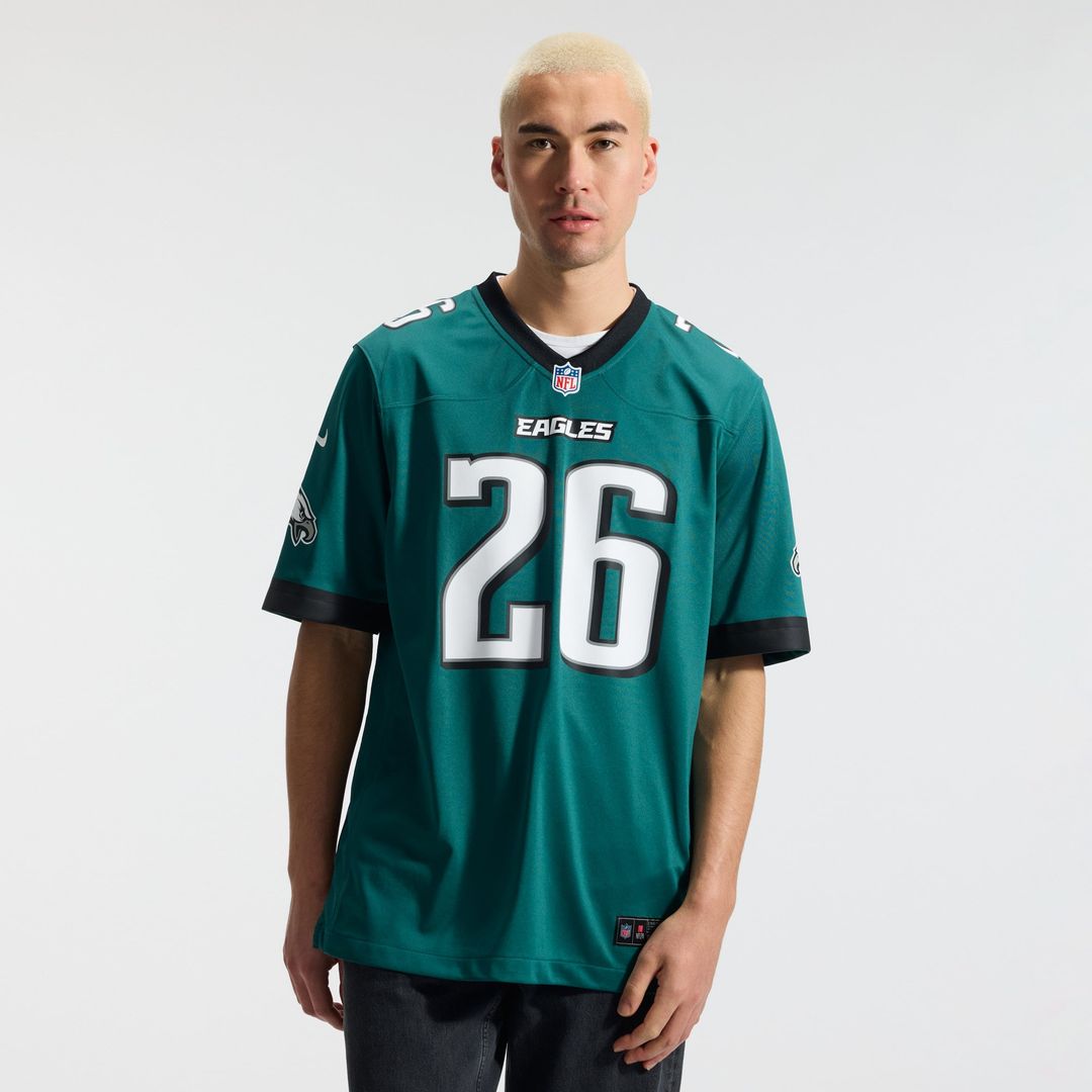 Philadelphia Eagles Saquon Barkley Nike Game Jersey - White