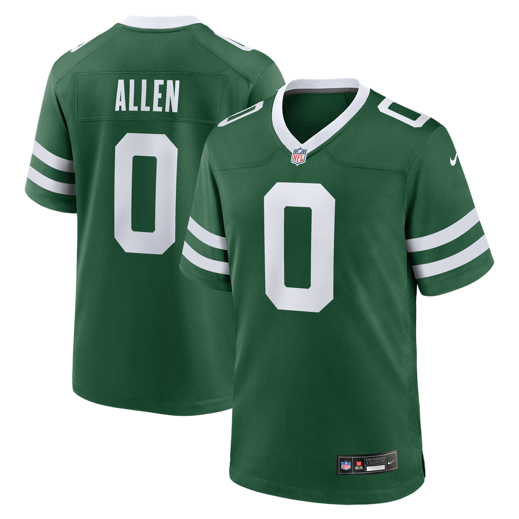 New York Jets Braelon Allen Nike Game Jersey - Legacy Green