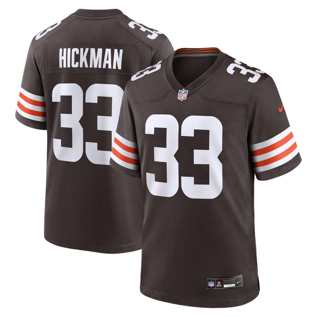 Cleveland Browns Ronnie Hickman Nike Team Game Jersey - Brown