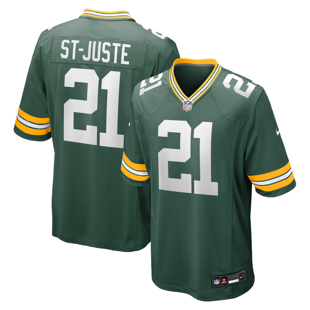 Green Bay Packers Benjamin St-Juste Nike Team Game Jersey - Green