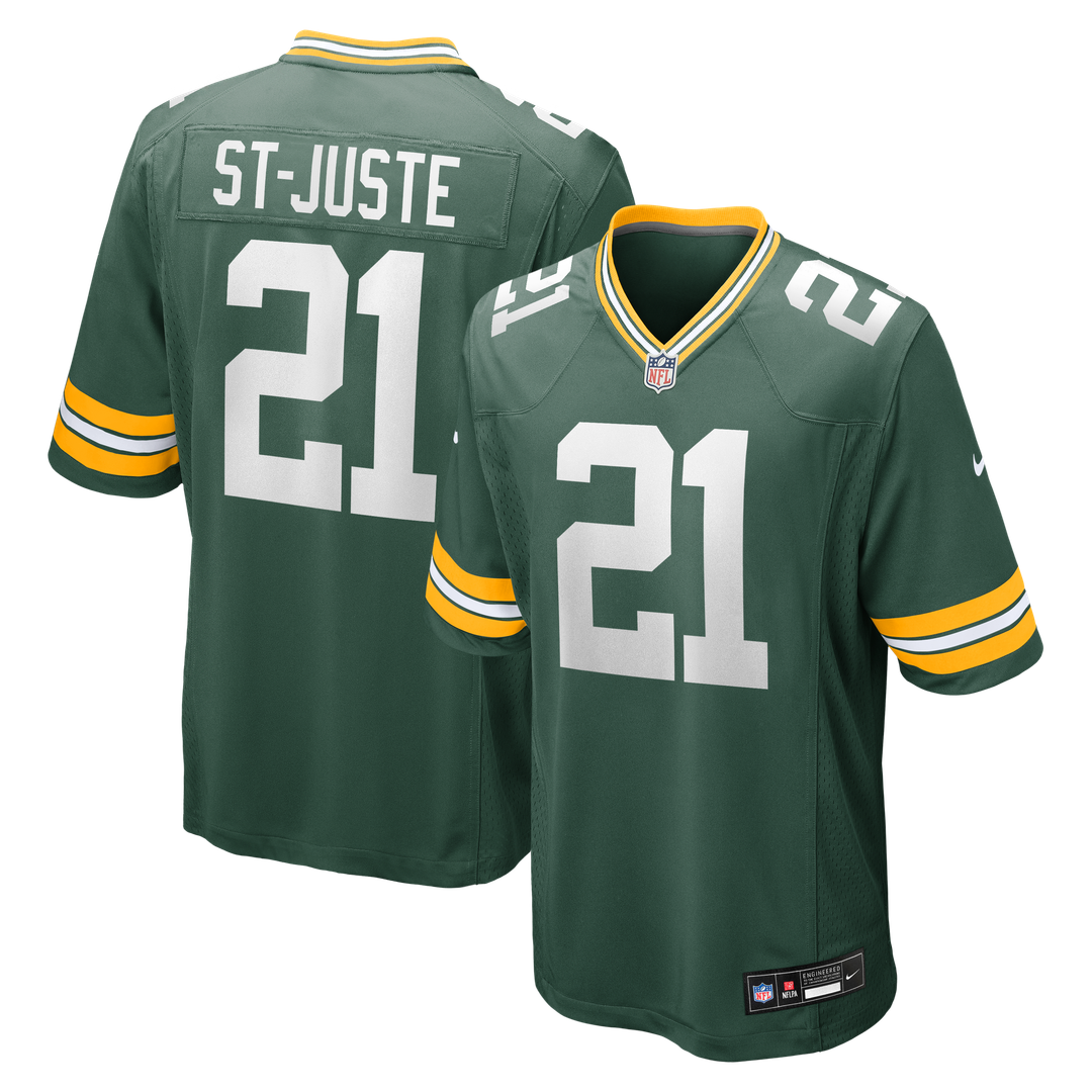 Green Bay Packers Benjamin St-Juste Nike Team Game Jersey - Green