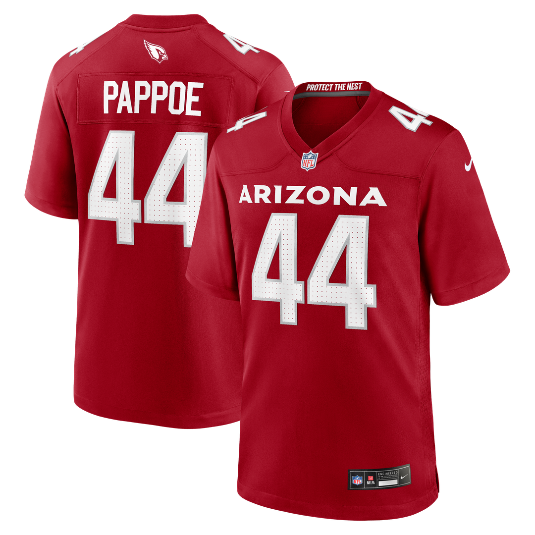 Arizona Cardinals Owen Pappoe Nike Team Game Jersey - Cardinal