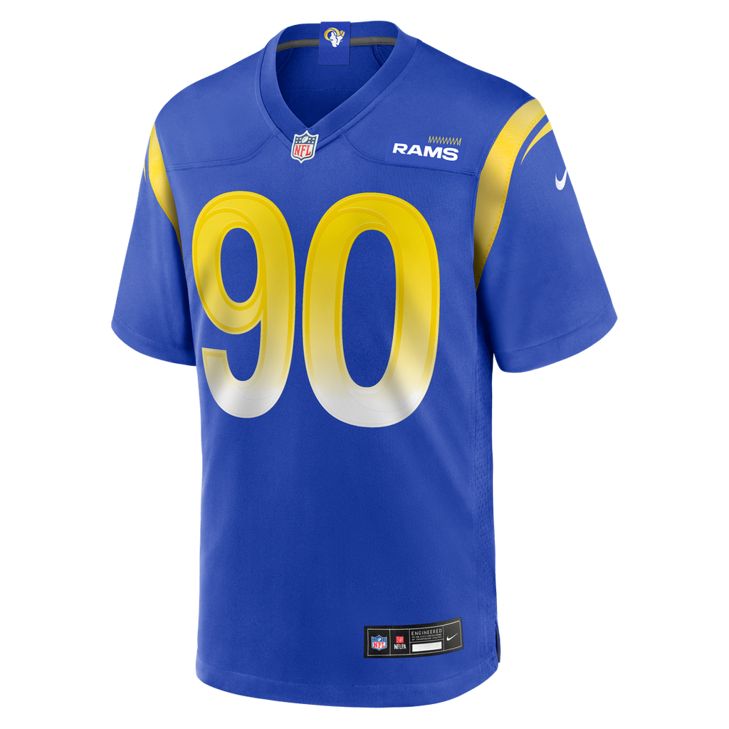 Los Angeles Rams Earnest Brown IV Nike Team Game Jersey - Royal