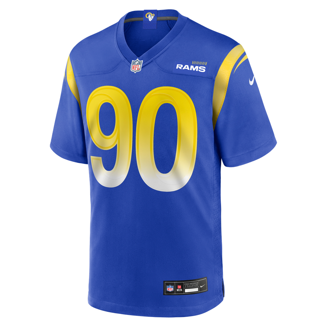 Los Angeles Rams Earnest Brown IV Nike Team Game Jersey - Royal