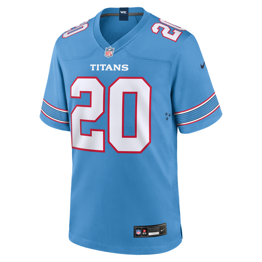 Tennessee Titans Tony Pollard Nike Game Jersey - Light Blue