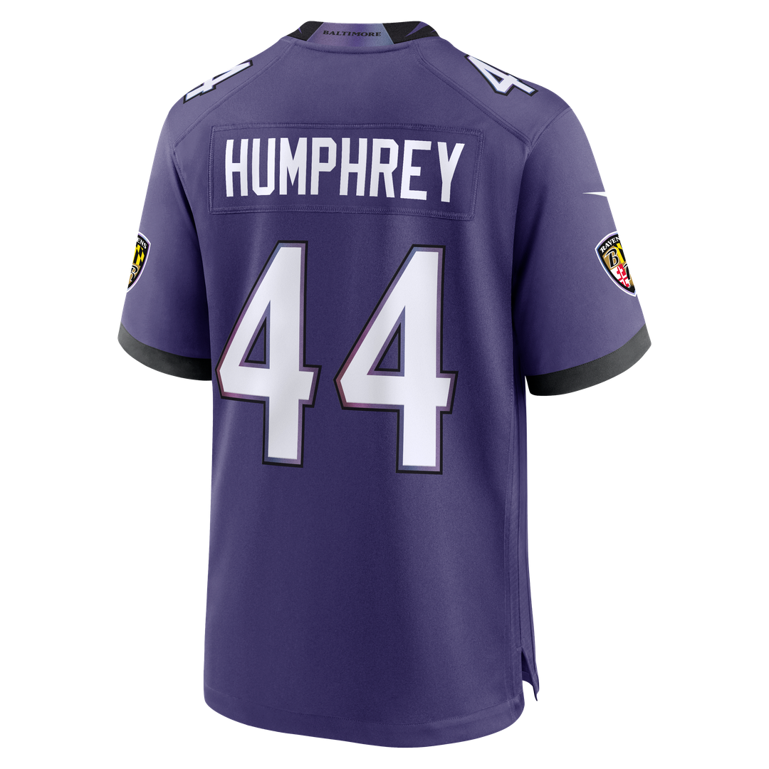 Baltimore Ravens Marlon Humphrey Nike Team Game Jersey - Purple