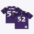 Baltimore Ravens Ray Lewis Mitchell & Ness 1996 Authentic Throwback Jersey - Purple