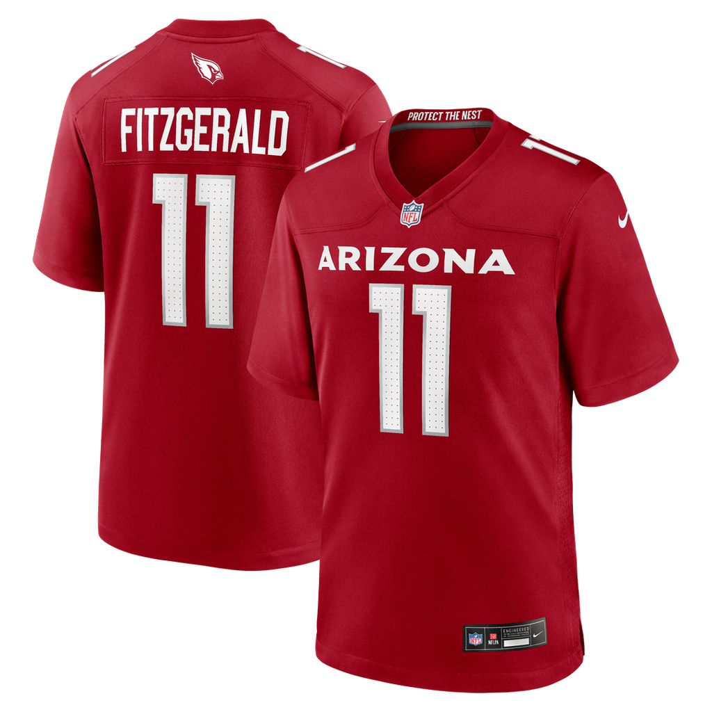 Arizona Cardinals Larry Fitzgerald Nike Team Retired Game Jersey - Cardinal