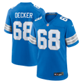 Detroit Lions Taylor Decker Nike Team Game Jersey - Blue