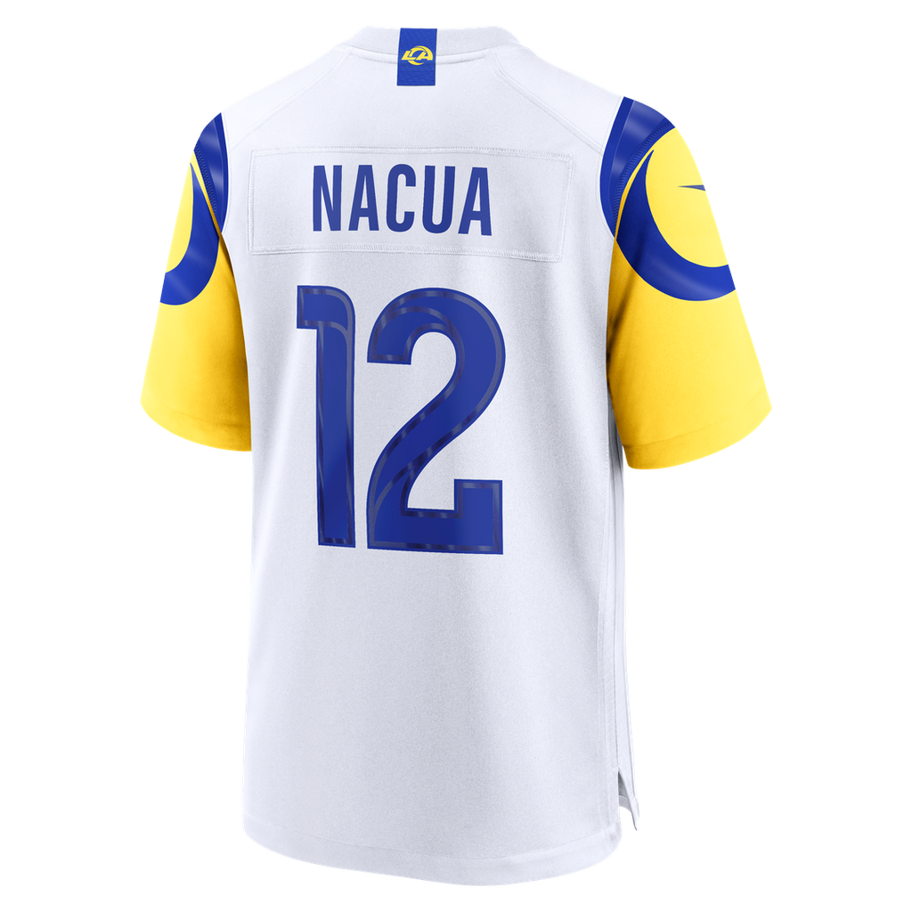 Los Angeles Rams Puka Nacua Nike Game Player Jersey - White