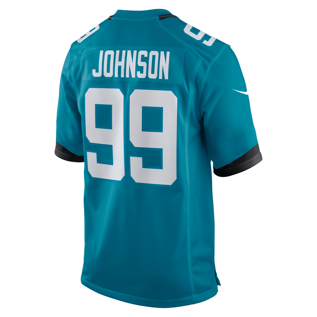 Jacksonville Jaguars Austin Johnson Nike Team Game Jersey - Teal