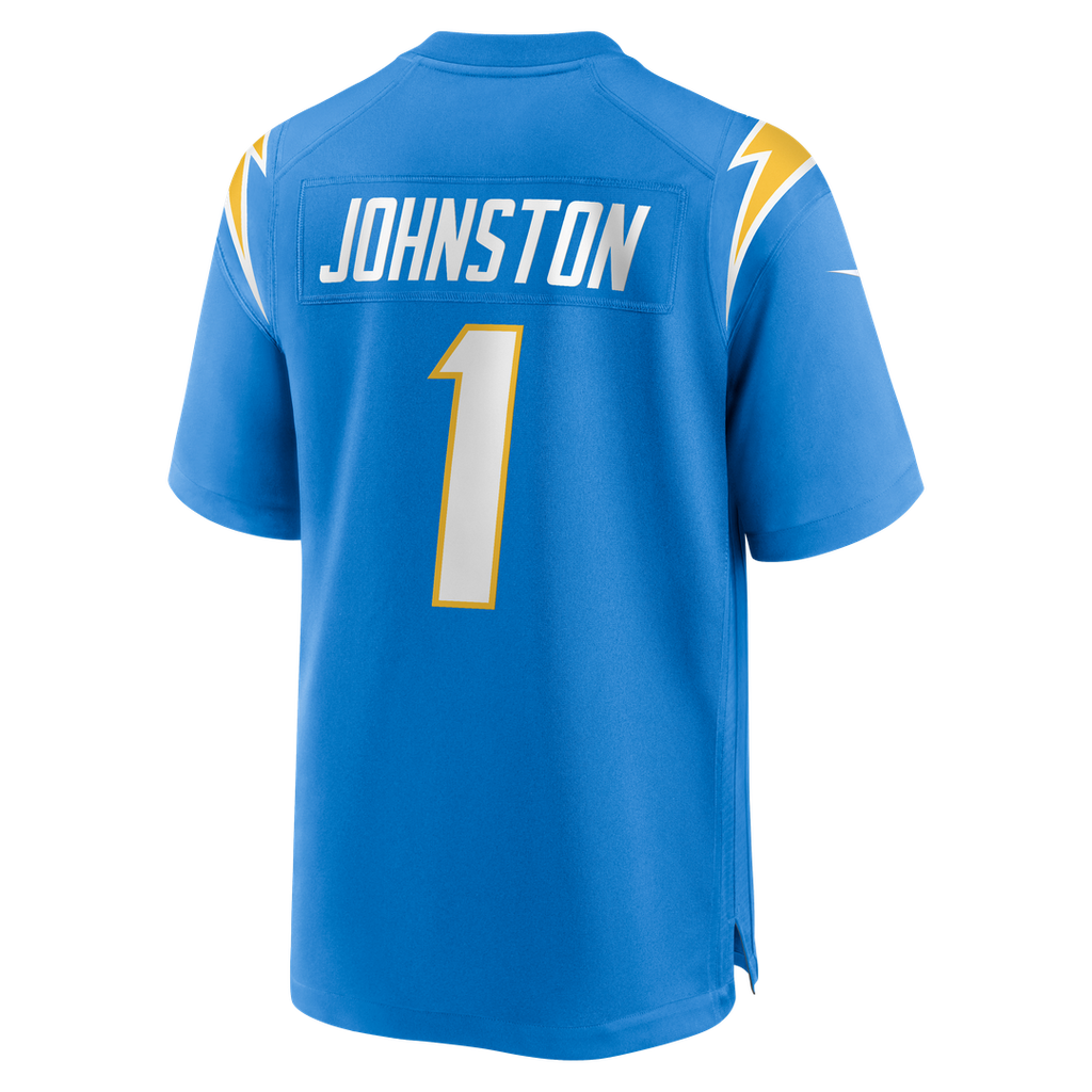 Los Angeles Chargers Quentin Johnston Nike Alternate Super Chargers Game Player Jersey - Navy