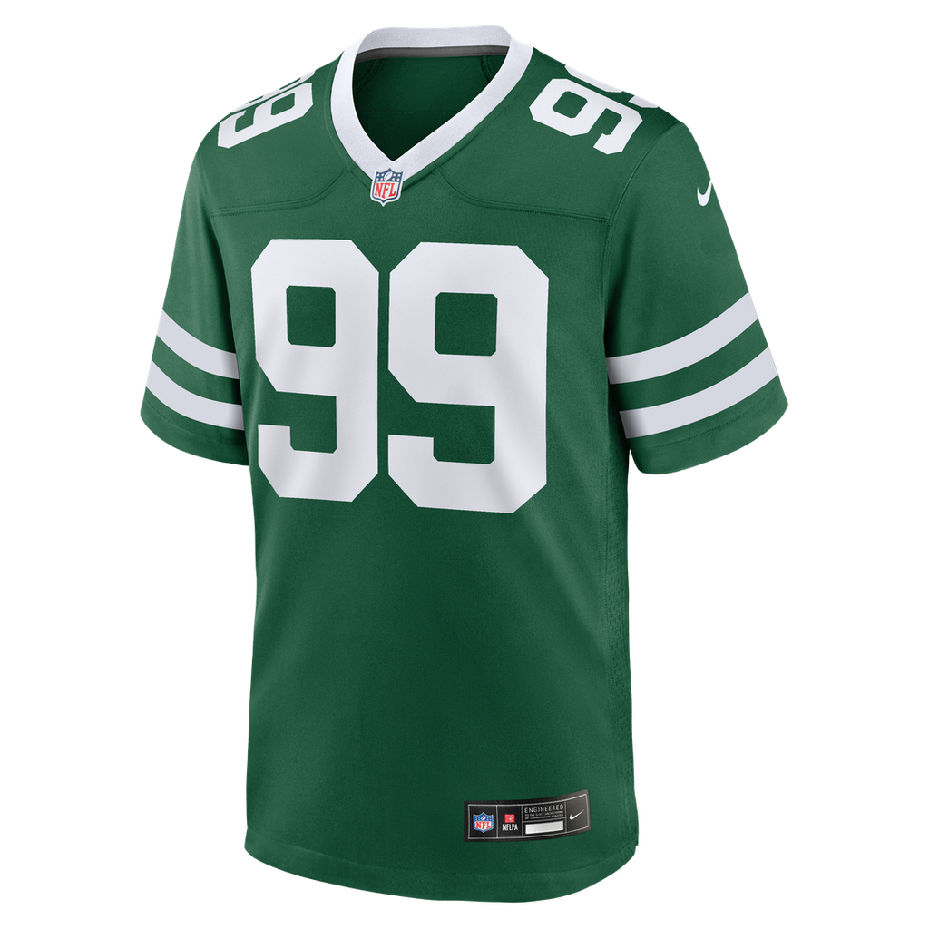 New York Jets T'Vondre Sweat Nike Team Game Jersey - Legacy Green