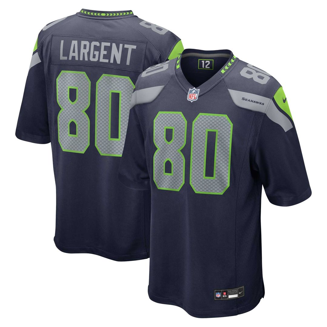 Seattle Seahawks Steve Largent Nike Retired Player Game Jersey - College Navy