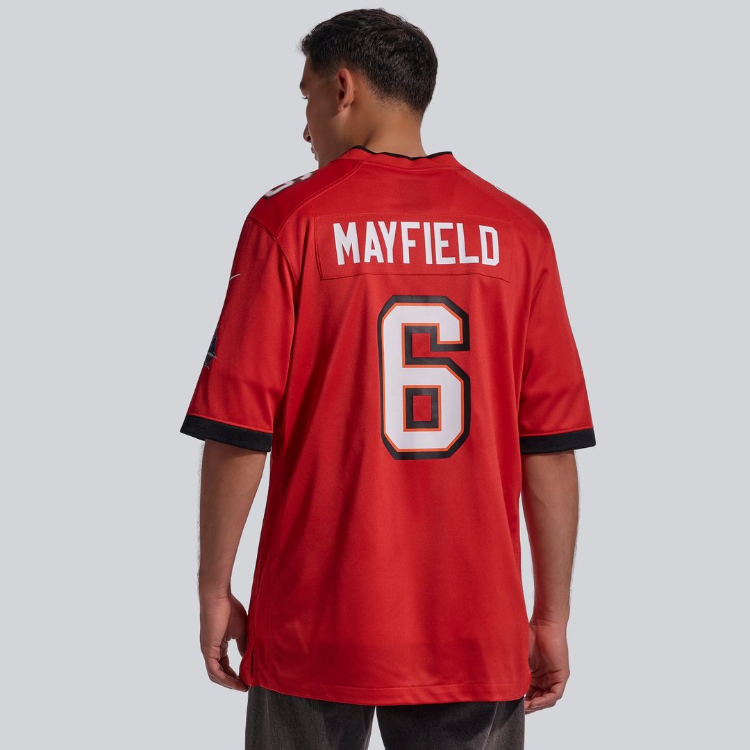 Tampa Bay Buccaneers Baker Mayfield Nike Away Game Jersey - White