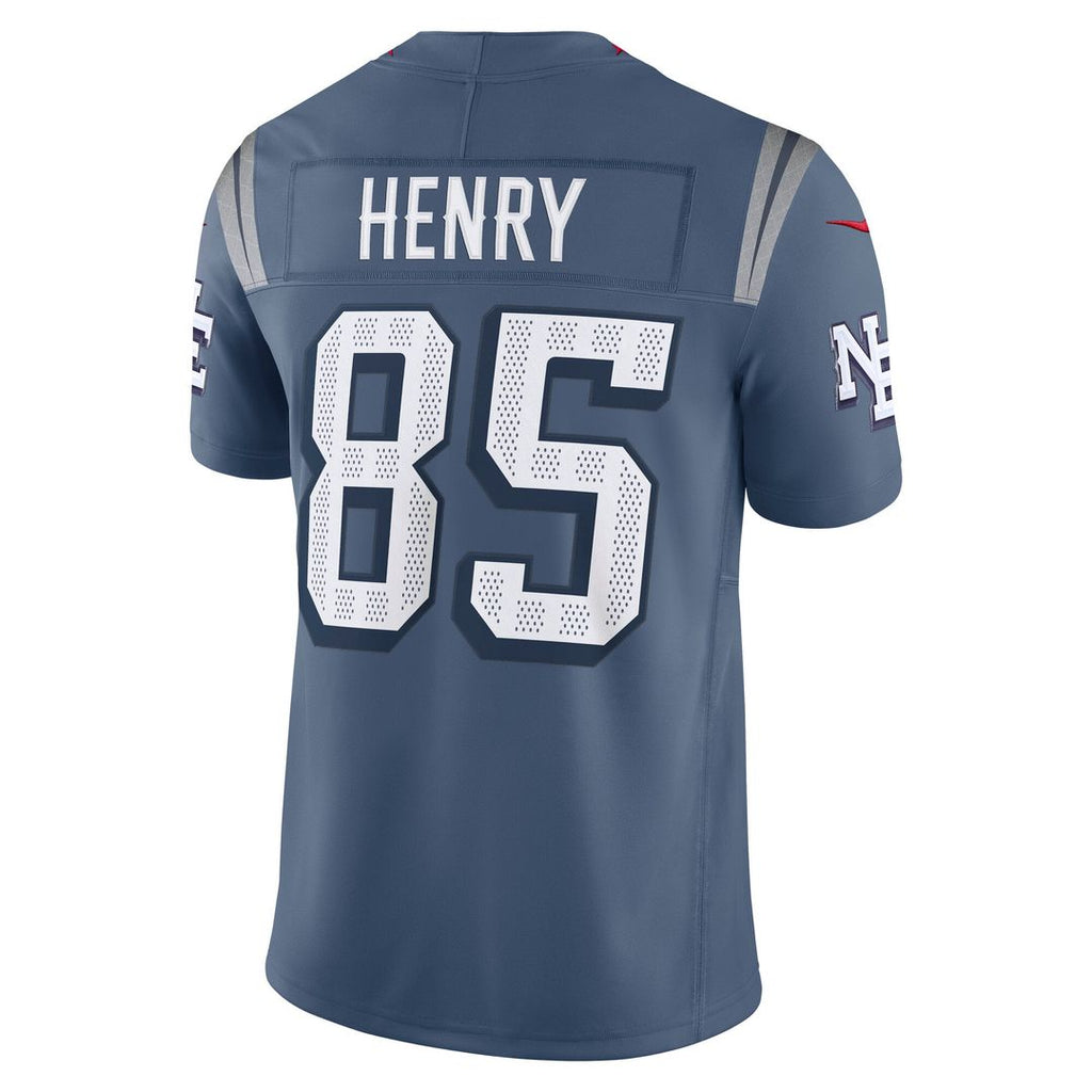 New England Patriots Hunter Henry Nike Rivalries Collection Stitched Limited Jersey - Blue