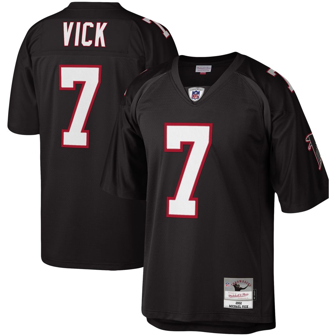 Atlanta Falcons Michael Vick Mitchell & Ness Legacy Replica Jersey - Black