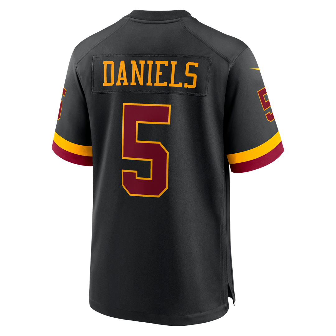 Washington Commanders Hail Raiser Washington Commanders Jayden Daniels Nike Alternate Game Jersey - Black