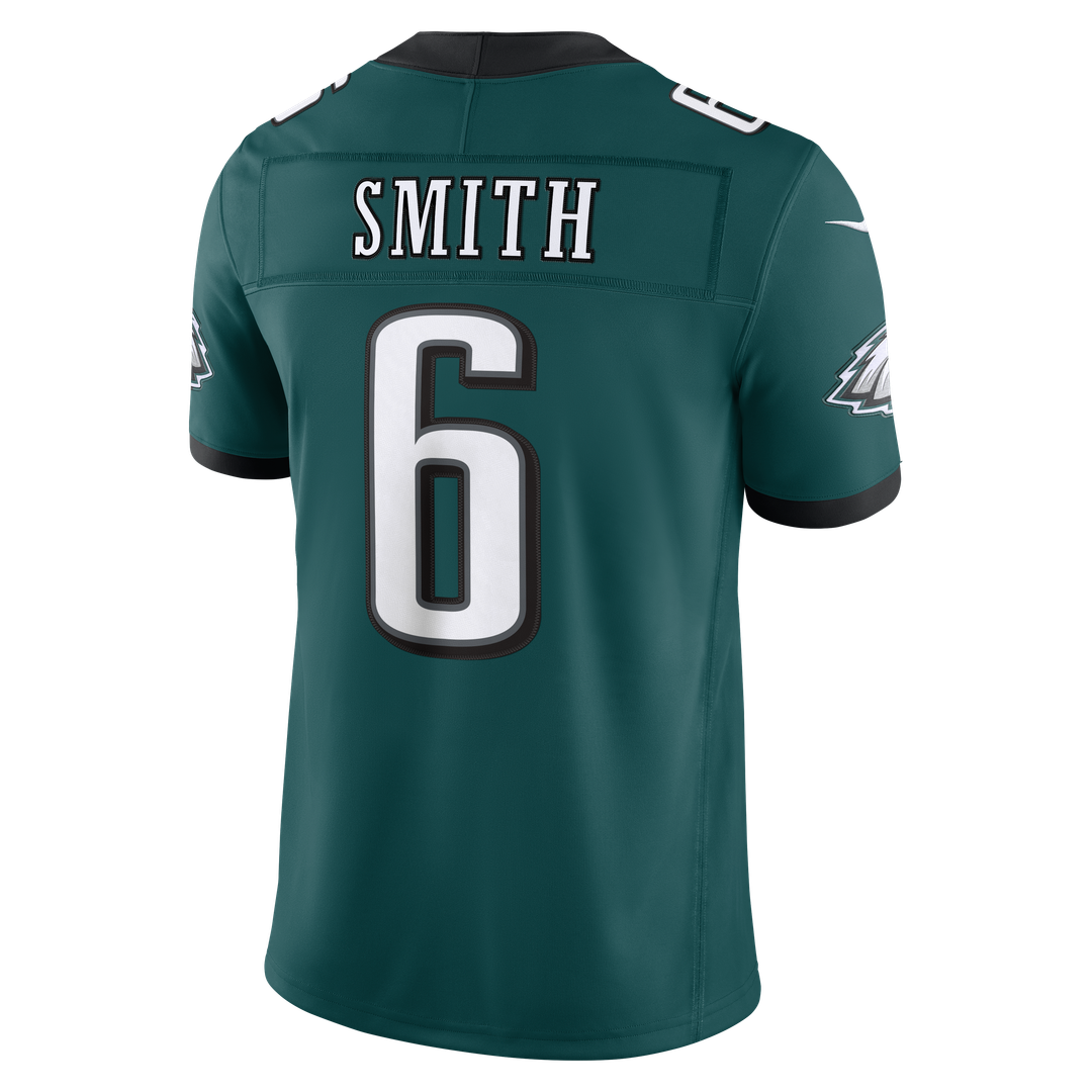 Philadelphia Eagles DeVonta Smith Nike Team Vapor F.U.S.E. Stitched Limited Jersey - Midnight Green