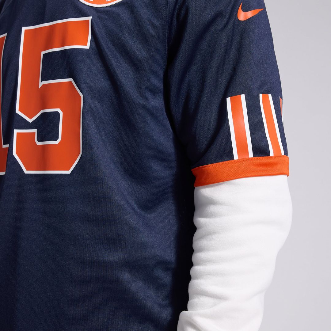 Chicago Bears Rome Odunze Nike 2026 Rivalries Collection Game Jersey - Navy