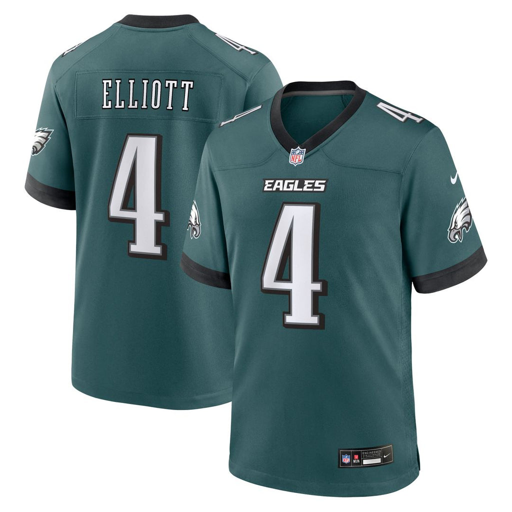 Philadelphia Eagles Jake Elliott Nike Team Game Jersey - Midnight Green