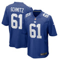 New York Giants John Michael Schmitz Nike Team Game Jersey - Royal