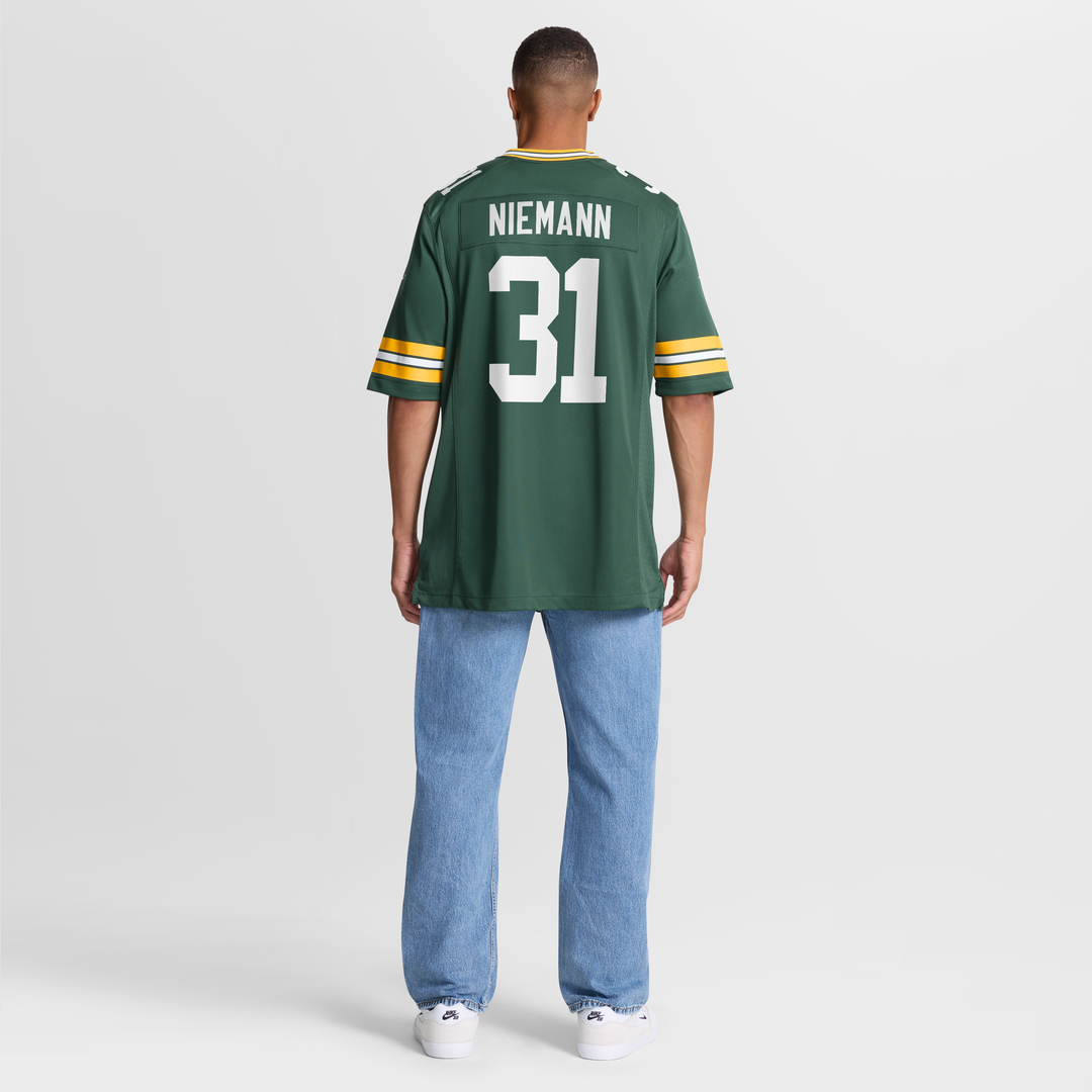 Green Bay Packers Nick Niemann Nike Team Game Jersey - Green