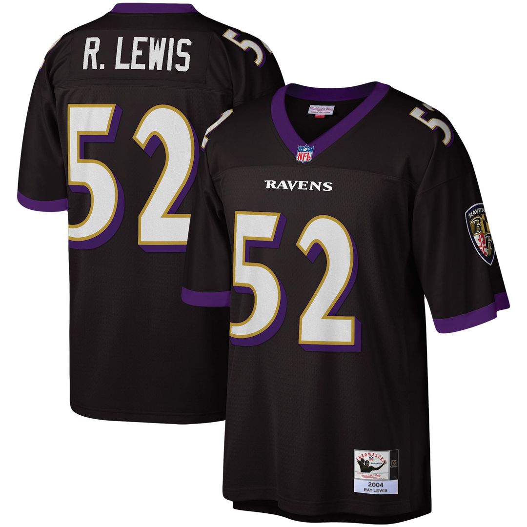 Baltimore Ravens Ray Lewis Mitchell & Ness Legacy Replica Jersey - Black