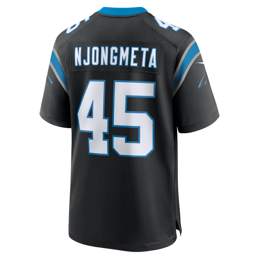 Carolina Panthers Maema Njongmeta Nike Game Jersey - Black