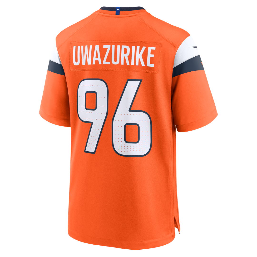 Denver Broncos Eyioma Uwazurike Nike Team Game Jersey - Orange