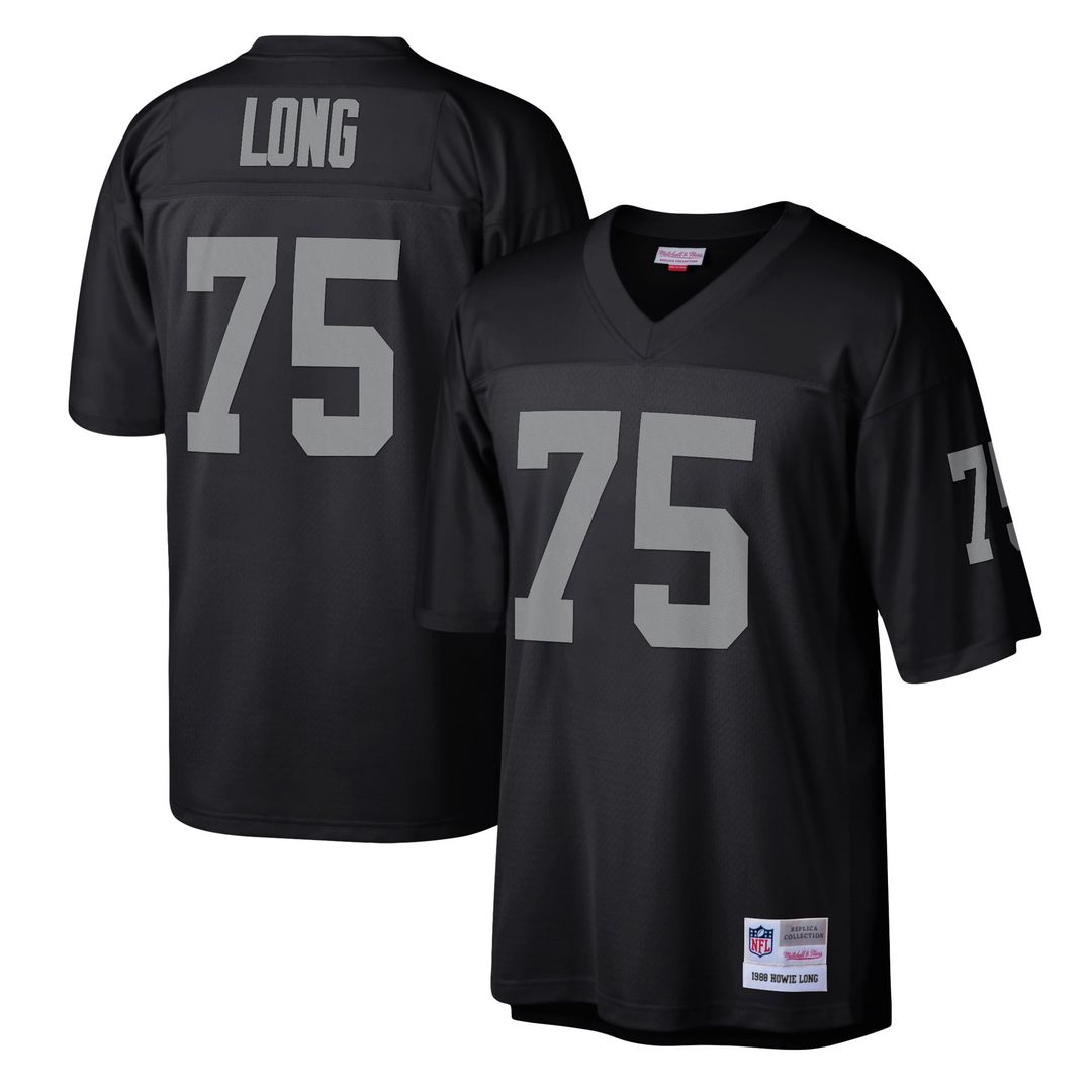 Las Vegas Raiders Howie Long Mitchell & Ness Legacy Replica Jersey - Black