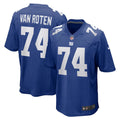 New York Giants Greg Van Roten Nike Team Game Jersey - Royal