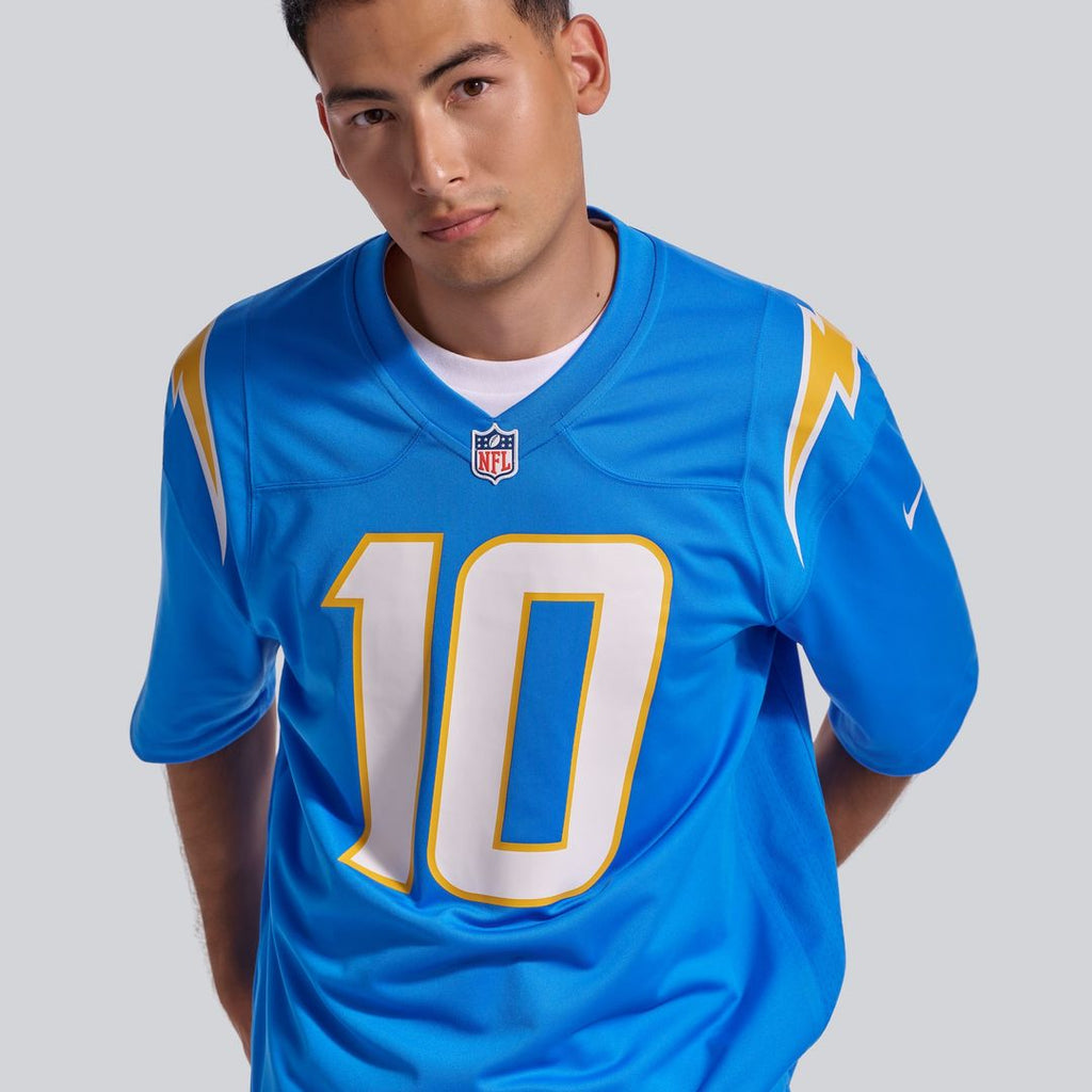 Los Angeles Chargers Justin Herbert Nike Alternate Charger Power Game Player Jersey - Gold