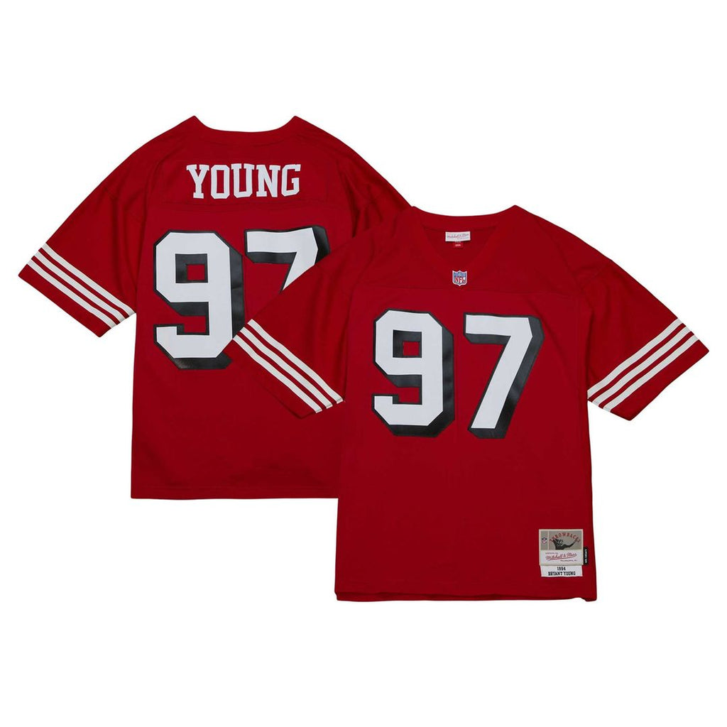 San Francisco 49ers Bryant Young Mitchell & Ness Legacy Replica Jersey - Scarlet
