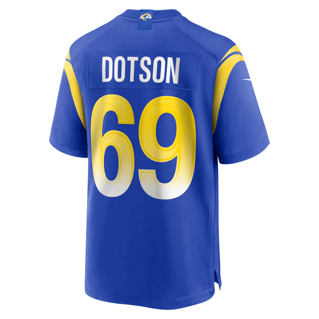 Los Angeles Rams Kevin Dotson Nike Game Jersey - Royal