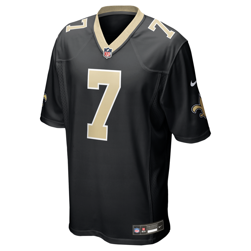 New Orleans Saints Taysom Hill Nike Game Jersey - Black