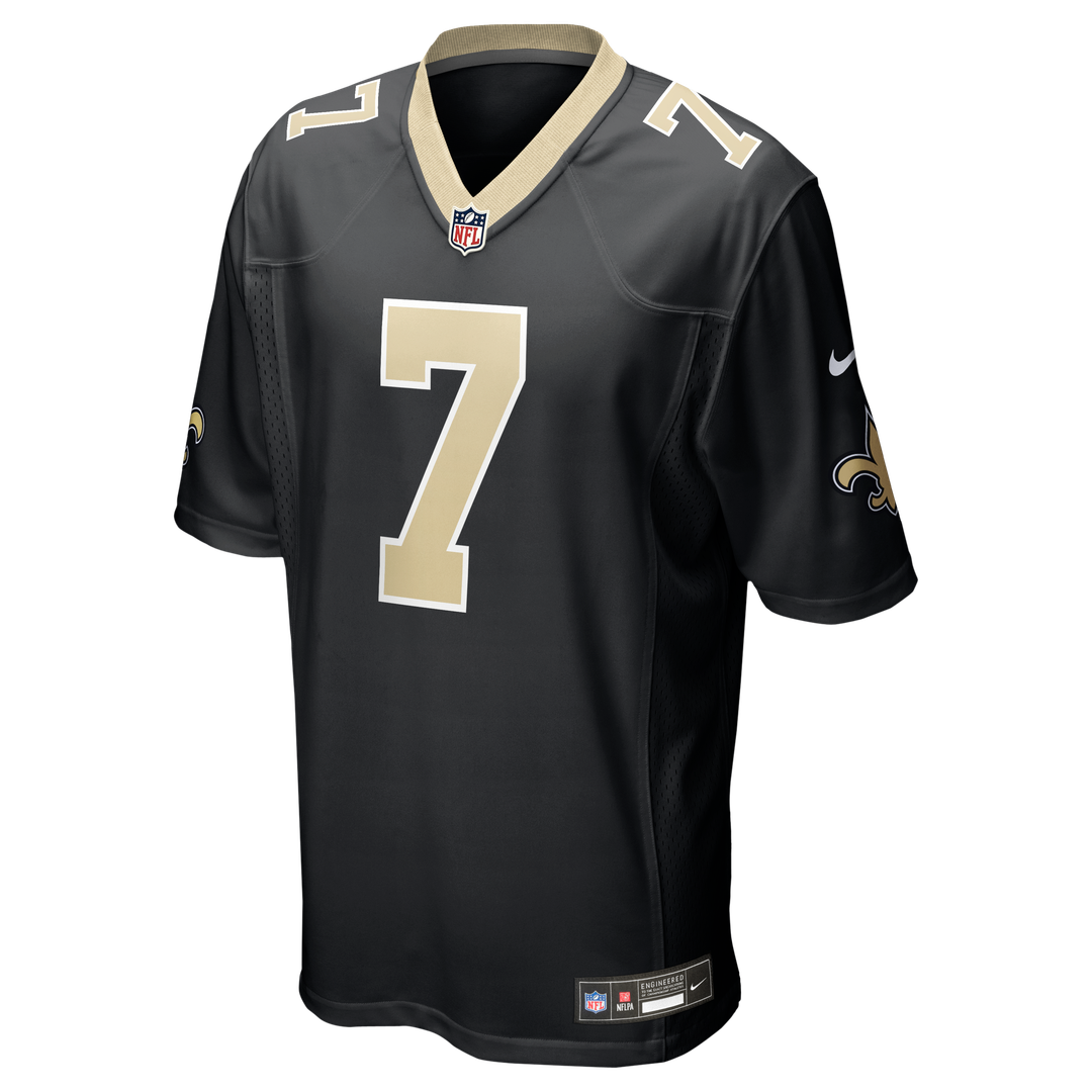 New Orleans Saints Taysom Hill Nike Game Jersey - Black