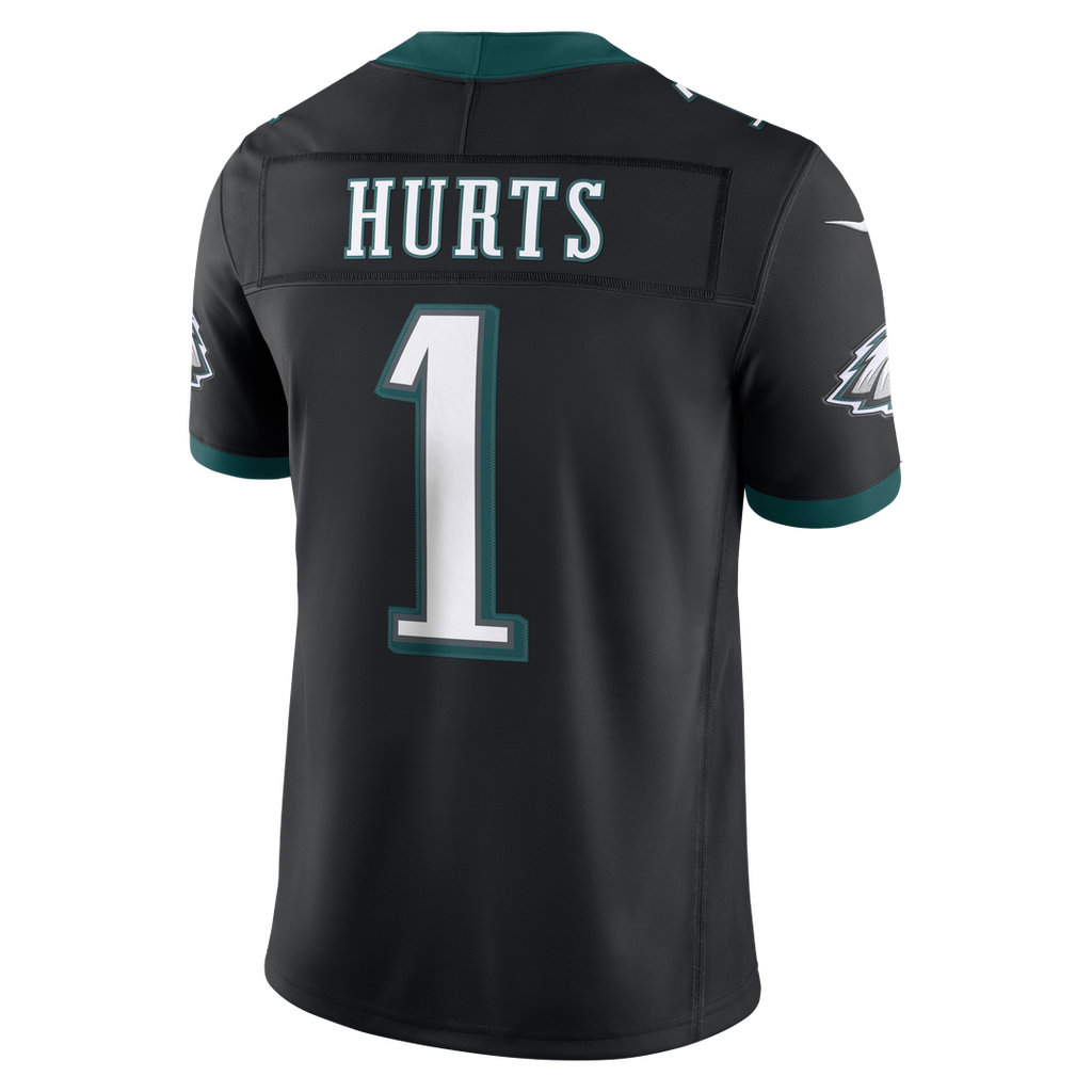 Philadelphia Eagles Jalen Hurts Nike Alternate Vapor F.U.S.E. Stitched Limited Jersey - Black