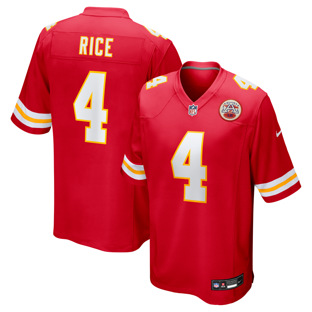 Kansas City Chiefs Rashee Rice Nike Game Jersey - Red