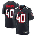 Houston Texans Austin Brinkman Nike Team Game Jersey - Navy