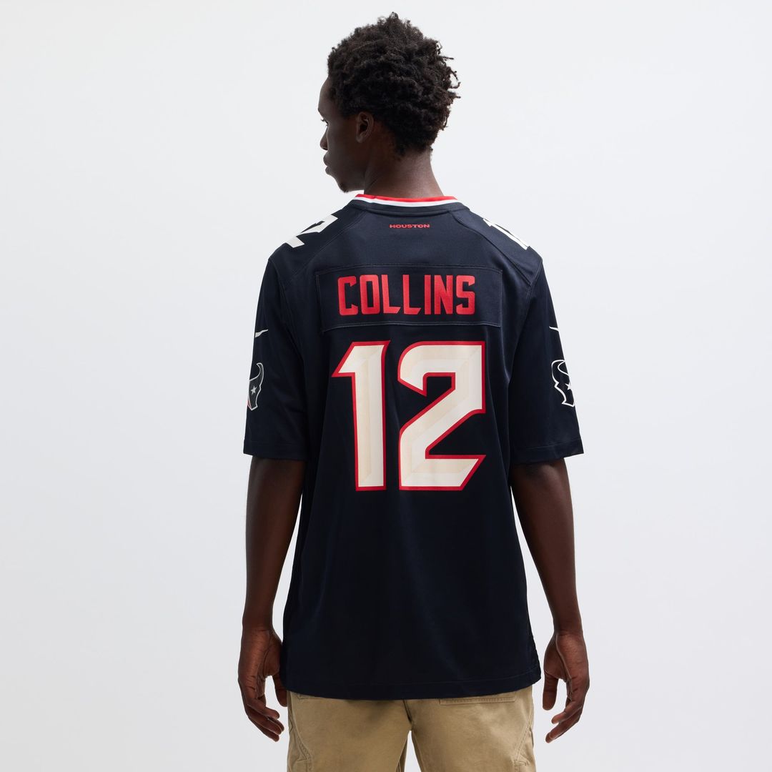 Houston Texans Nico Collins Nike Game Jersey - Navy