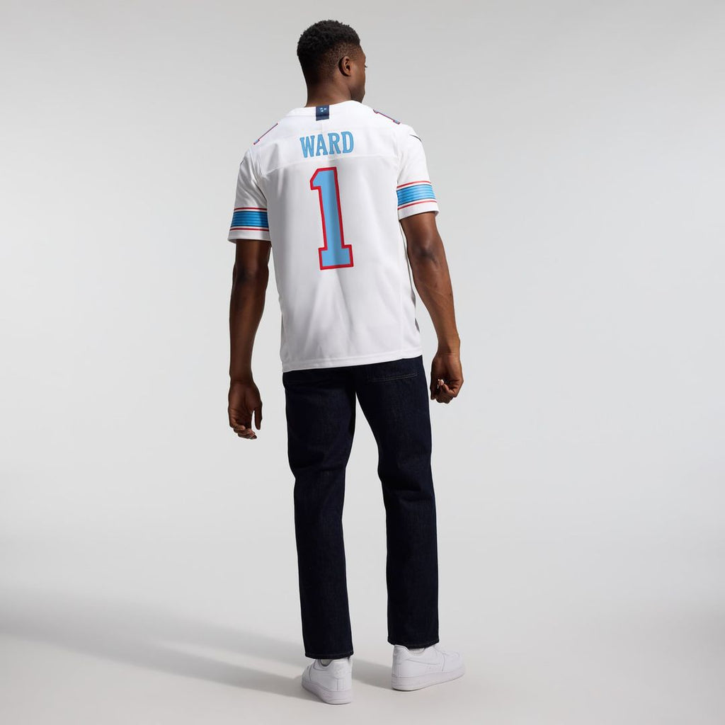 Tennessee Titans Cameron Ward Nike Team Vapor F.U.S.E. Stitched Limited Jersey - Light Blue