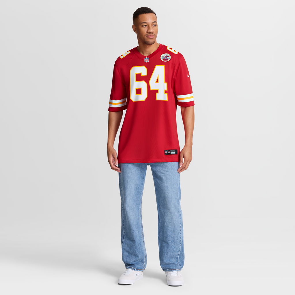 Kansas City Chiefs Wanya Morris Nike Game Jersey - Red
