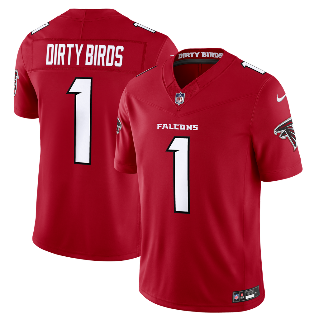 Atlanta Falcons Dirty Birds Nike Team Vapor F.U.S.E. Stitched Limited Jersey - Red