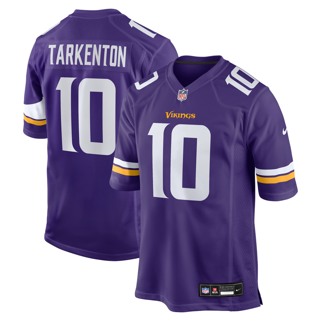 Minnesota Vikings Fran Tarkenton Nike Game Retired Player Jersey - Purple